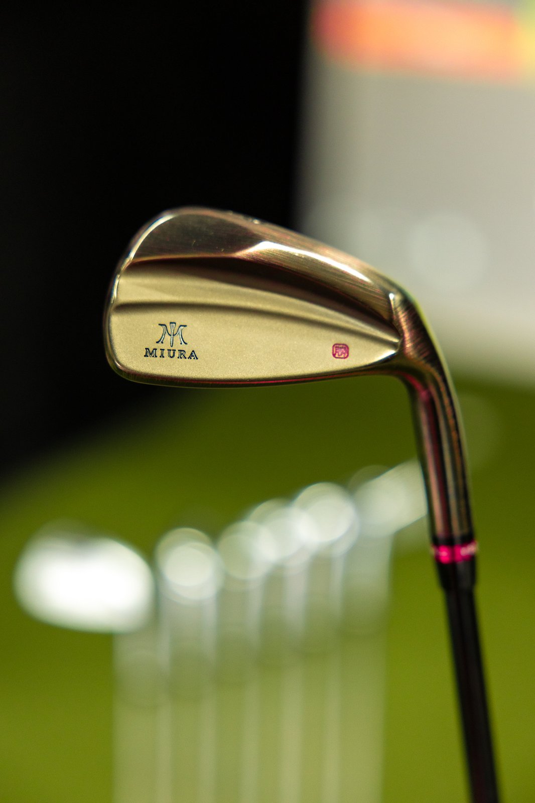 Copper Miura iron with custom black and red ferrule