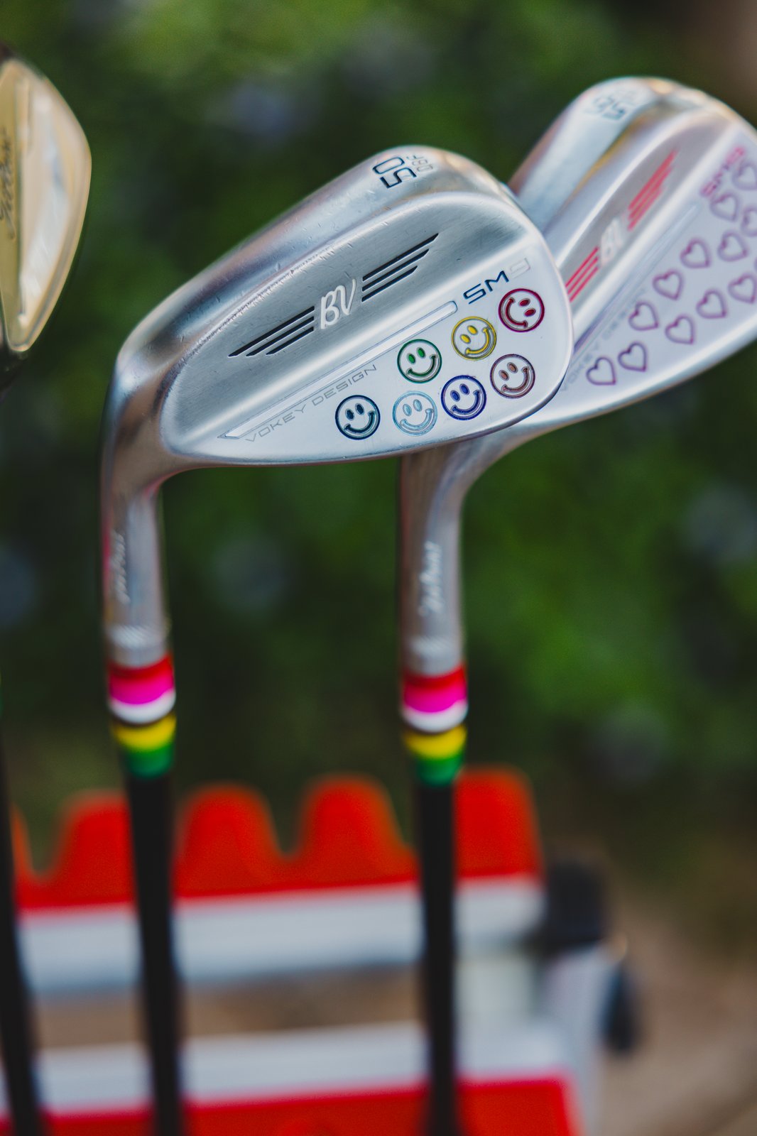 Vokey wedges with custom paintfill